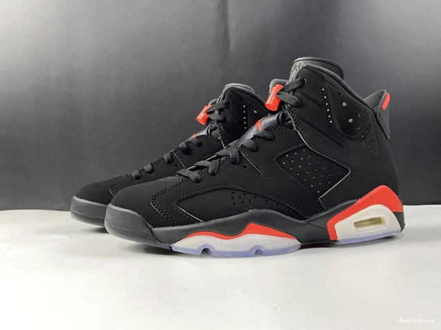 One Kick Jordan6 EyeCatching Black Infrared 384664- 4044 1015